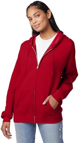 Hanes Mens EcoSmart Fleece Full-Zip Hoodie