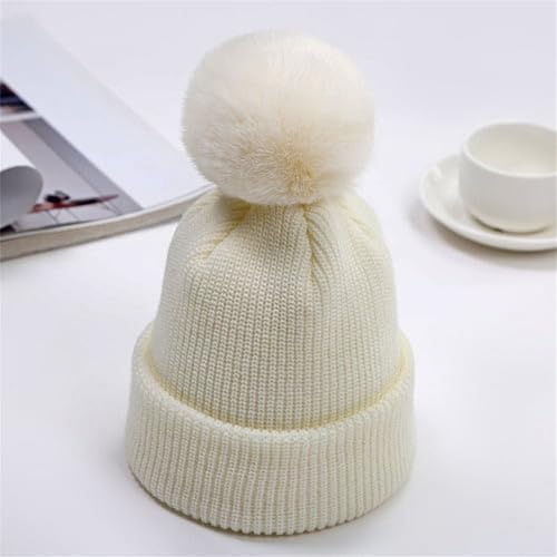 Knitted Satin Baby Beanies with Bow for Infants and Newborns