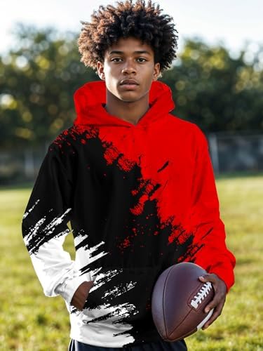 Wangstar Graphic Hoodies for Teen Boys Baseball Gifts 14-16