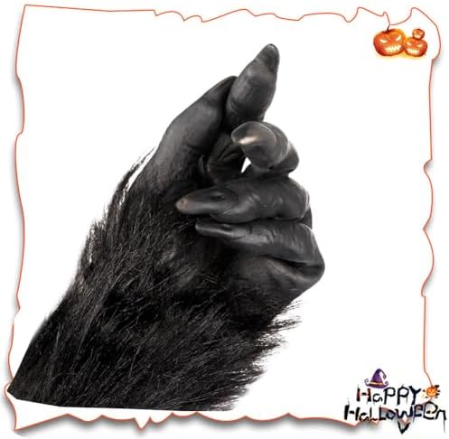 Scary Halloween Werewolf Gloves The Perfect Cosplay glove for Furry Friends