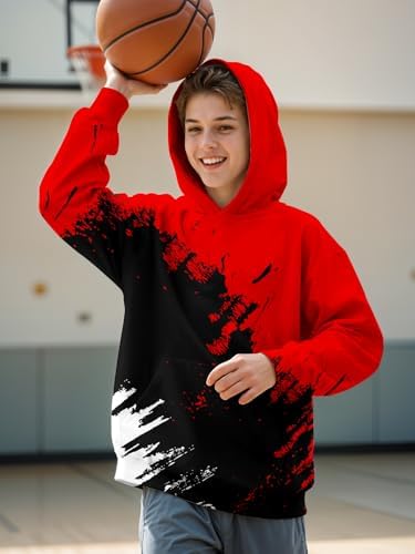 Wangstar Graphic Hoodies for Teen Boys Baseball Gifts 14-16
