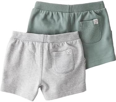 Organic Cotton Shorts for Little Planet Baby - 2-Pack