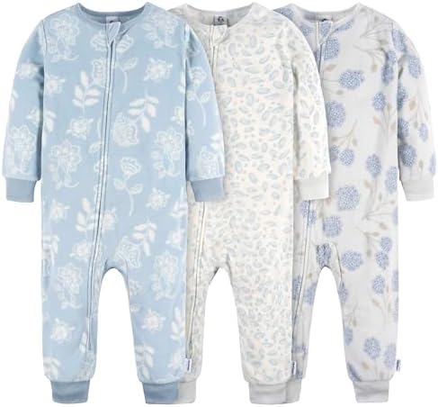 Gerber Flame-Resistant Fleece Pajamas 3-Pack