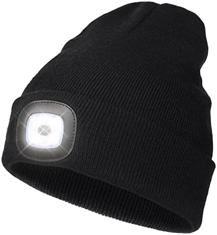Winter LED Beanie with Light for Him
