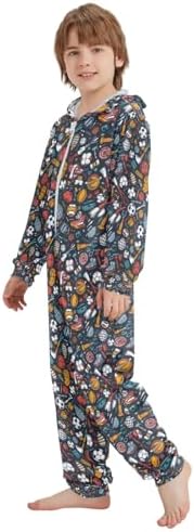 Cute Soccer Ball Onesie Pajamas