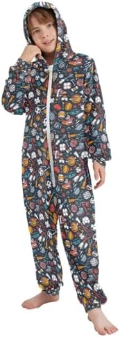 Cute Soccer Ball Onesie Pajamas