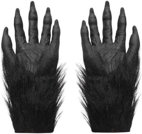 Scary Halloween Werewolf Gloves The Perfect Cosplay glove for Furry Friends