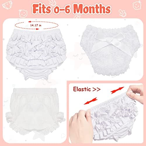 Eurzom 3-Piece Baby Bloomers Cute comfy for Toddler Girls