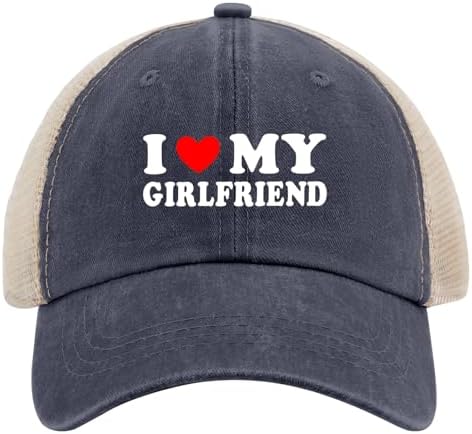 I Heart My Girlfriend Funny Hats for Men