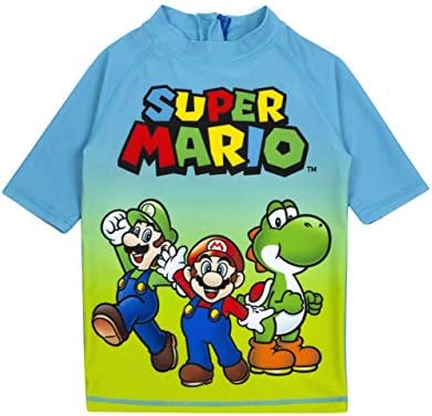 Super Mario Boys UV50 Swimming Costume
