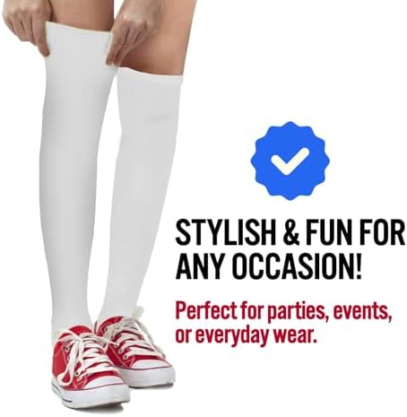 Dress Up America Striped Knee High Socks for Kids