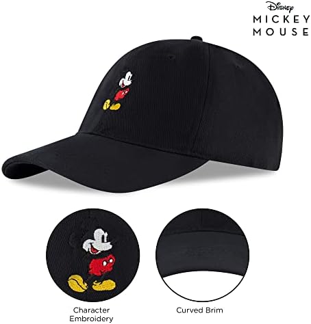 Disney Mens Baseball Cap Mickey Mouse Adjustable Hat