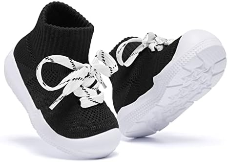 MORENDL Baby Sock Shoes Non-Slip Slip-On Sneakers for Toddlers