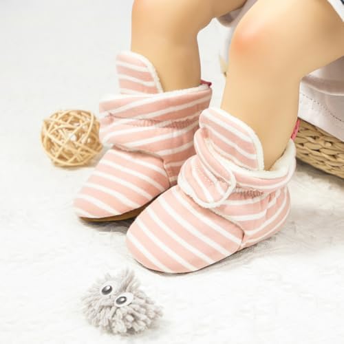 Warm Fleece Winter Booties for Newborns