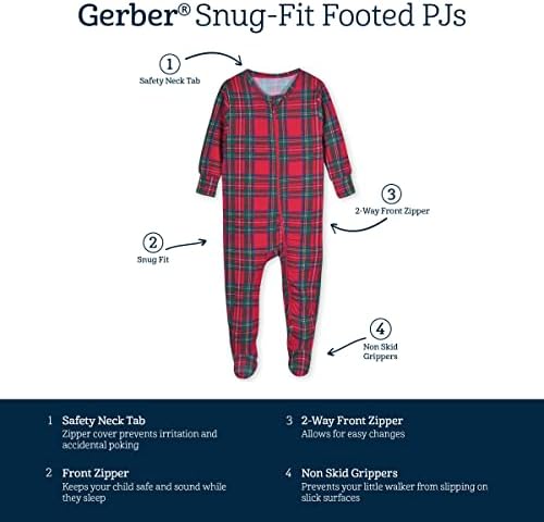 Gerber Baby Pajamas Butter Soft Snug Fit