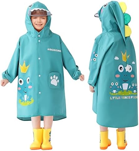 Durable Waterproof Rain Poncho for Kids