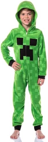 Minecraft Kids Fleece analysis CREPEE Pajama Set