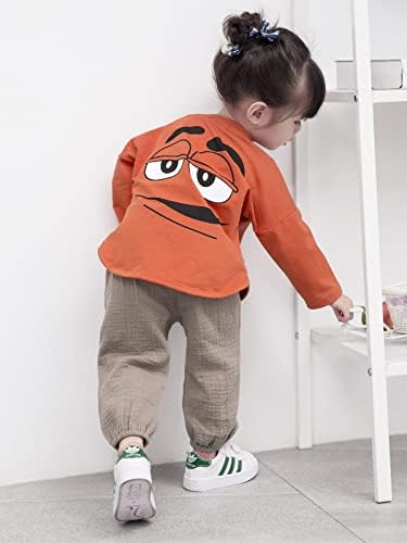 BULINGNA toddler girl casual harem pants for summer