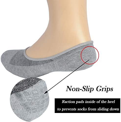 JORMATT No Show Socks for Men Comfort Durability