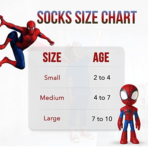 Spiderman Boys Socks 10-Pack Marvel toddlers legendary