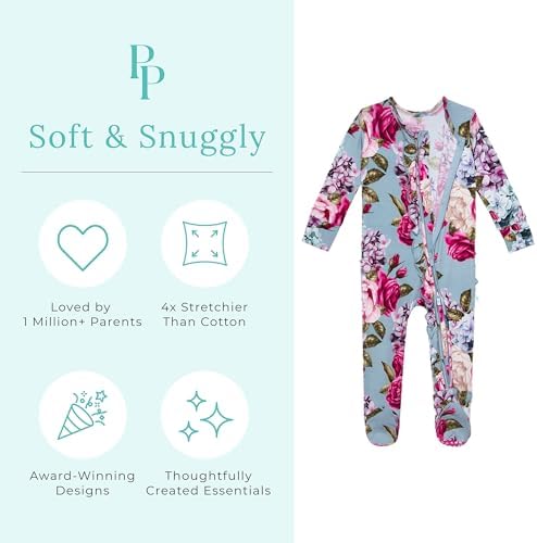 Posh Peanut Fun-Ribboned Pajamas for Baby Girls