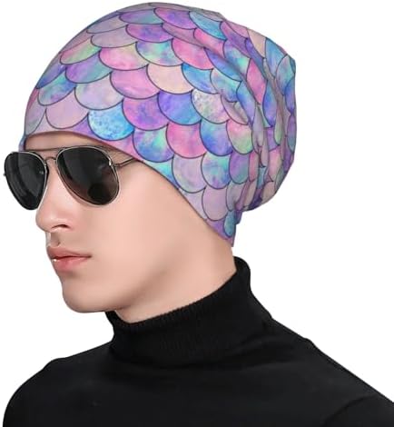 Novelty Beanie Hat for Men Women Winter Knit Cuffed Skull Cap