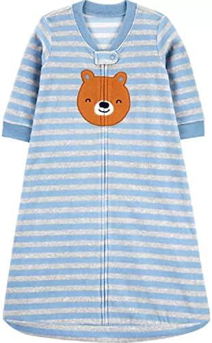 Carters Unisex Baby Sleep Bag Blue Stripe Bear 6-9 Months