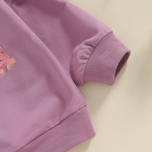 YINGISFITM Toddler Baby Girl Christmas Outfit Crewneck Sweatshirt Long Sleeve Pullover