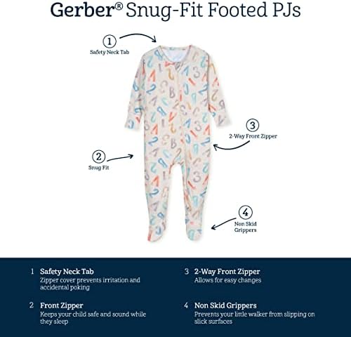 Gerber Baby Buttery-Soft Snug Fit Pajamas