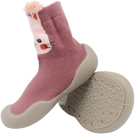 Icosylify Baby Boys Girls First Walking Shoes Anti-Slip Soft Sole