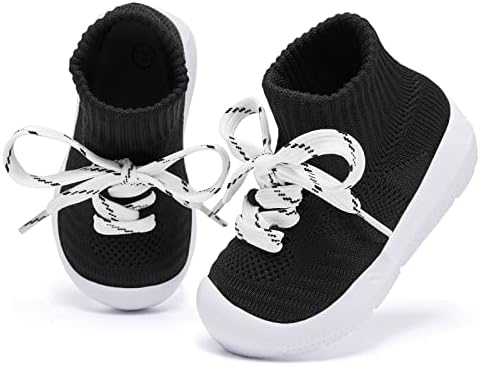 MORENDL Baby Sock Shoes Non-Slip Slip-On Sneakers for Toddlers