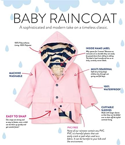 Hatley baby boys classic printed raincoat