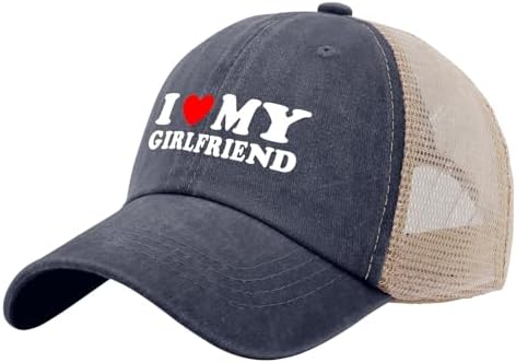 I Heart My Girlfriend Funny Hats for Men