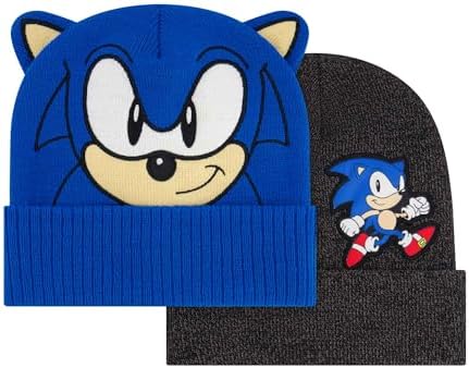 Sonic The Hedgehog Beanie Set