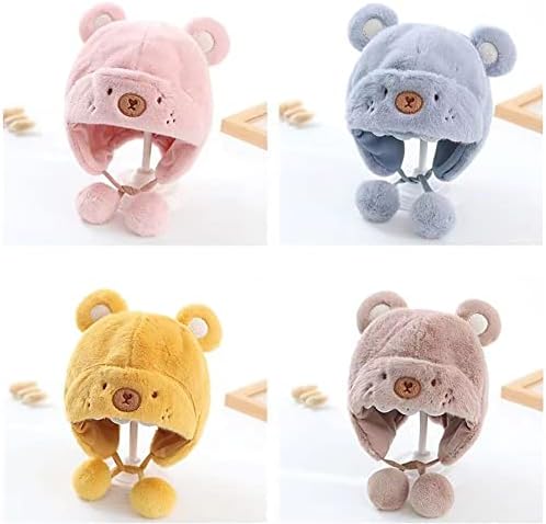 Cartoon Faux Fur Winter Hat for Kids