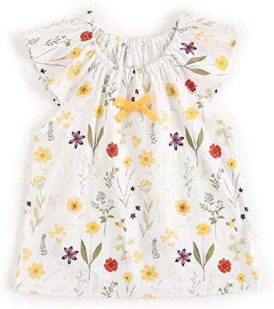 Sanlutoz Summer Baby Girl Clothes Set Floral Cotton Top Bloomers