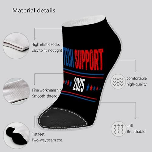 Techs Supports No Show Socks for Women