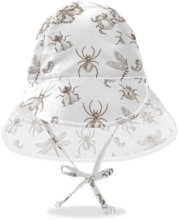 Adjustable Baby Sun Hat for Kids Toddler Beach Bucket Hats