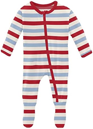 Cute Print Onesie with Zipper for Babies Kids