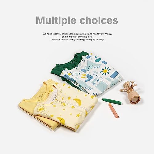 Teach Leanbh 2 Pack Bamboo Viscose Pajamas