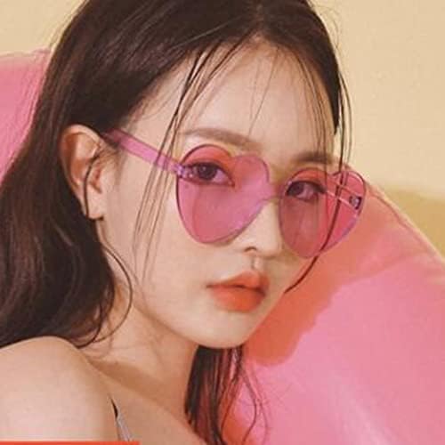 2Pcs Heart Shaped Sunglasses for Valentines Day