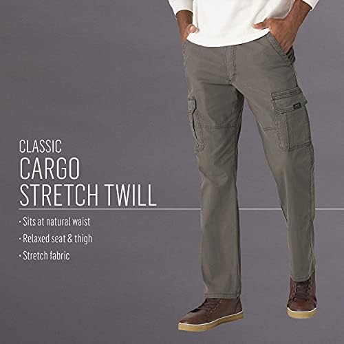 Relaxed Fit Stretch Cargo Pants - Men