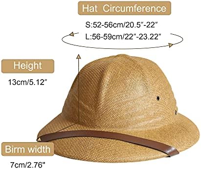 SAJUZEN 100 STRAW HELMET PITH SUN HAT FOR Vs Dads Choice