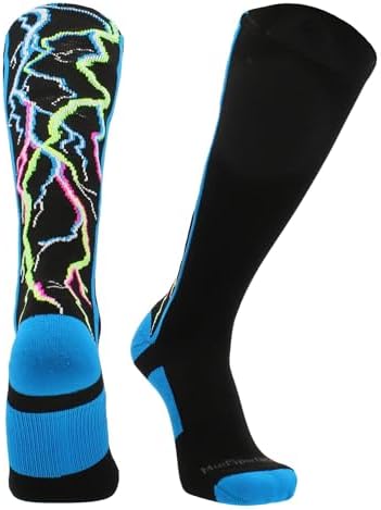 Electric Storm Lightning Socks Over the Calf