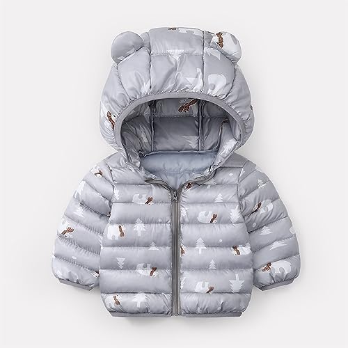 Toddler Bear Ear Hoodie for Winter Boy Girl 5T 4T 2T 12M