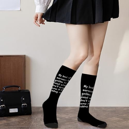 Level of Sarcasm Socks for Men and Women