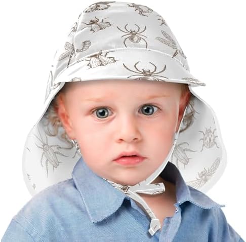 Adjustable Baby Sun Hat for Kids Toddler Beach Bucket Hats