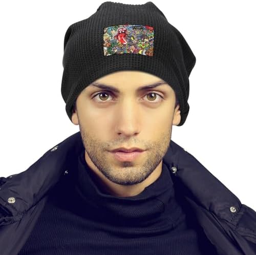 Unisex Skull Spiderman Knitted Cap Warm Winter Hat for Men and Women