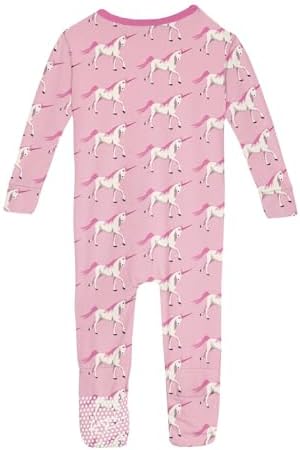 KicKee Pants Print Convertible Sleeper with Zipper