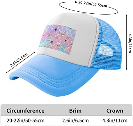 Cute Adjustable Baseball Cap for Kids Ages 4-10